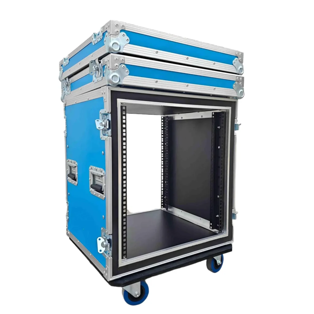 ATA 12U Shockproof Rack Mount Flight Case 19 inch Depth