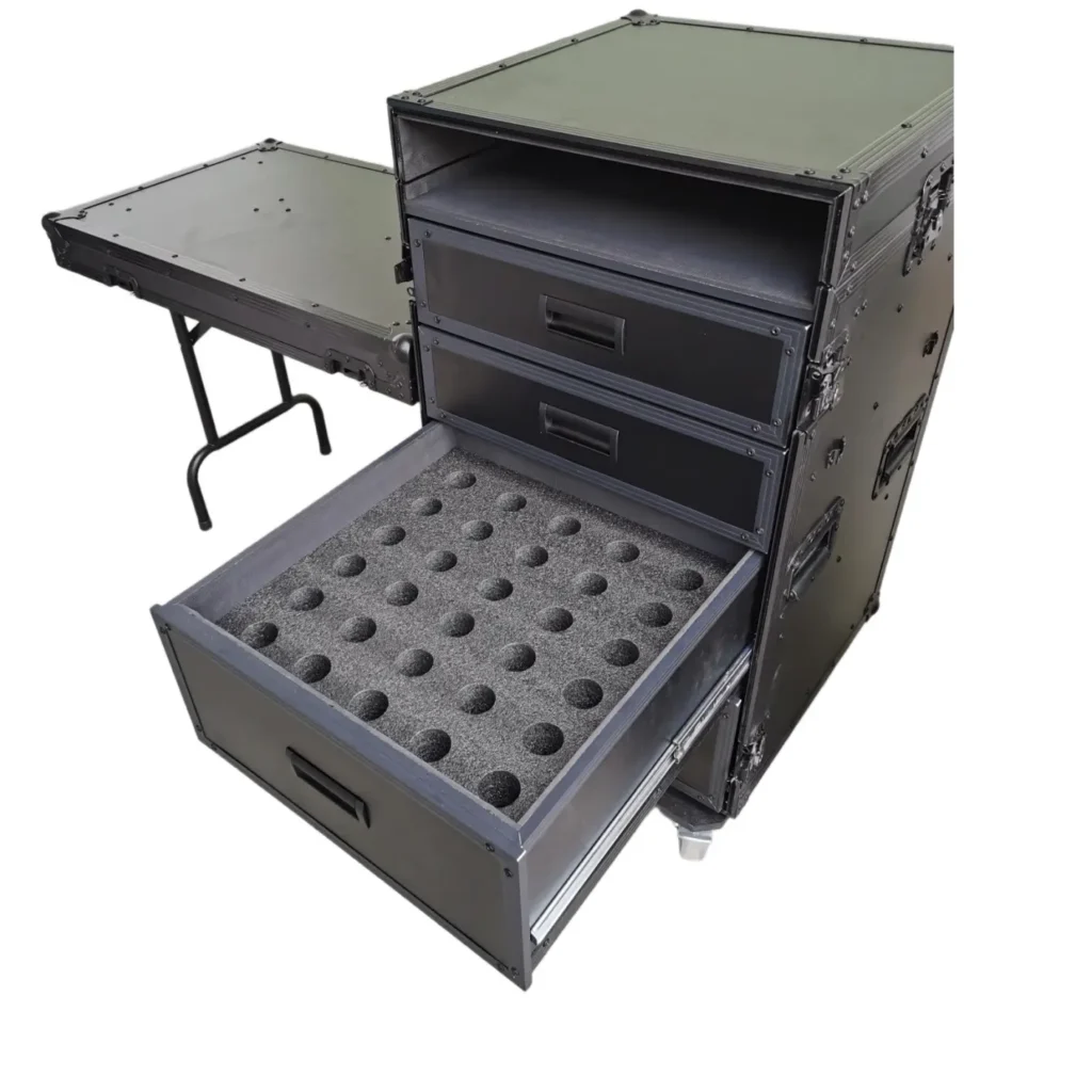 4 Drawers Audio Workbox ATA Style Rack Case
