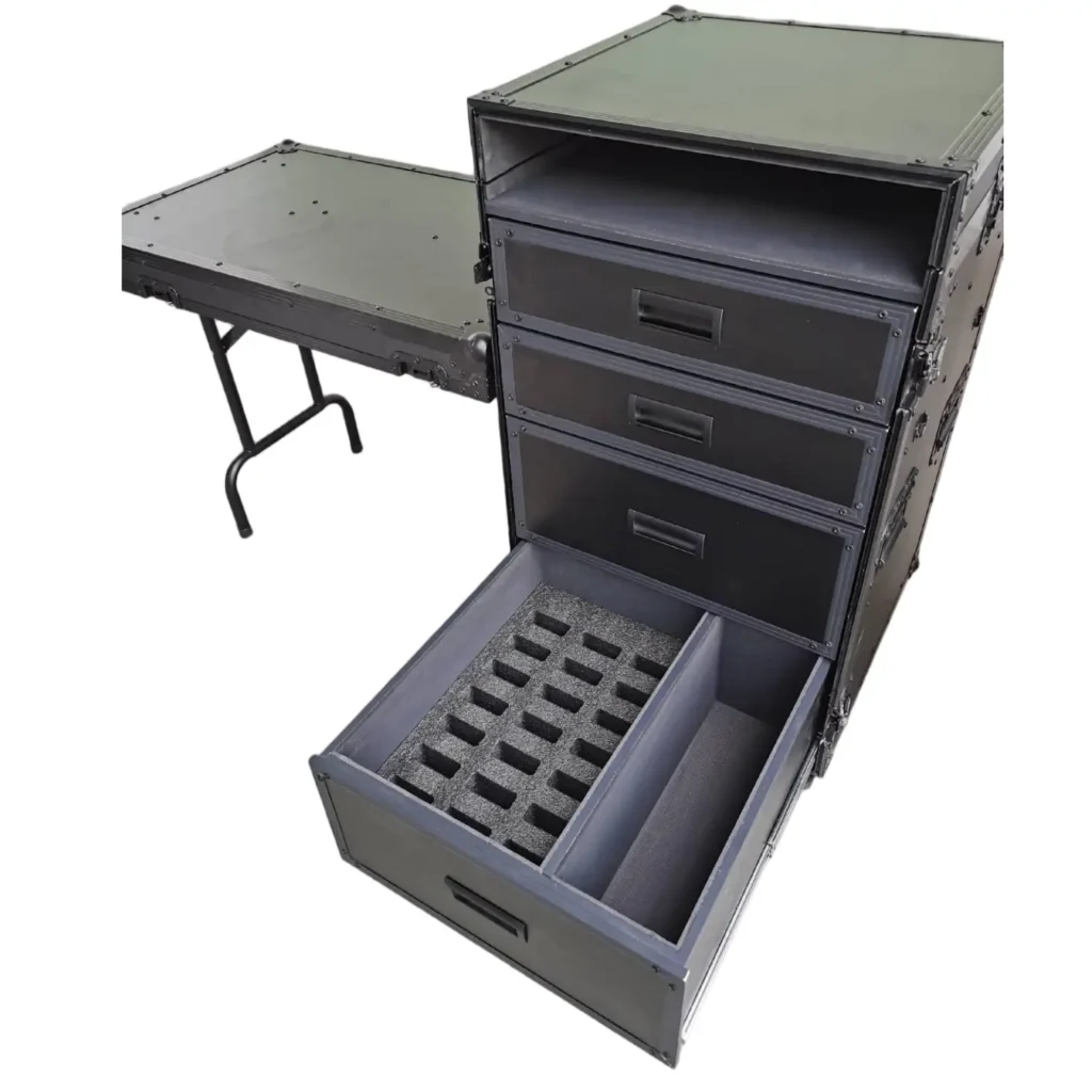 4 Drawers Audio Workbox ATA Style Rack Case