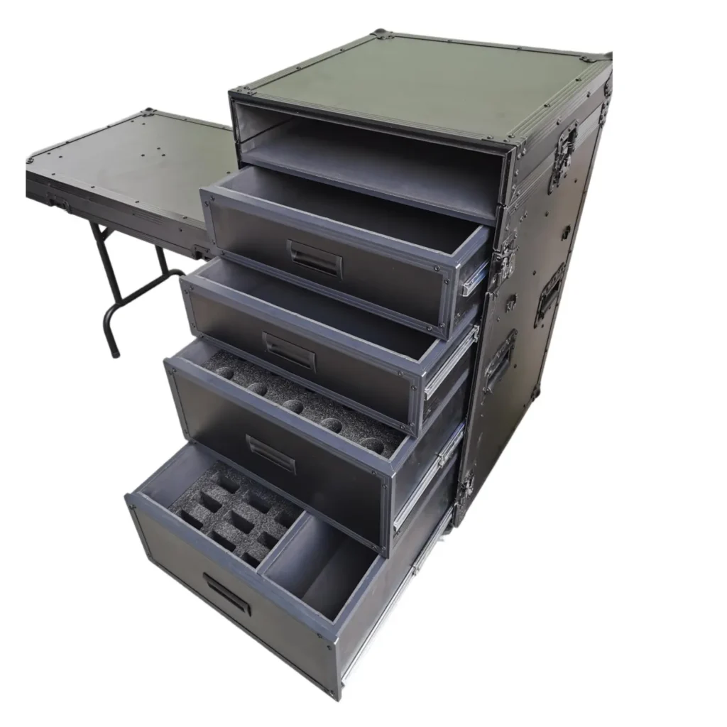 4 Drawers Audio Workbox ATA Style Rack Case