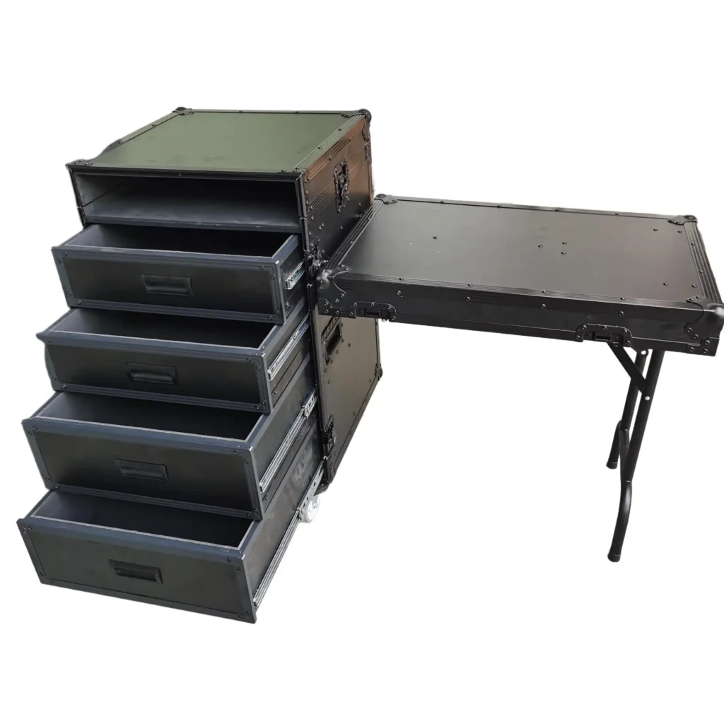 4 Drawers Audio Workbox ATA Style Rack Case