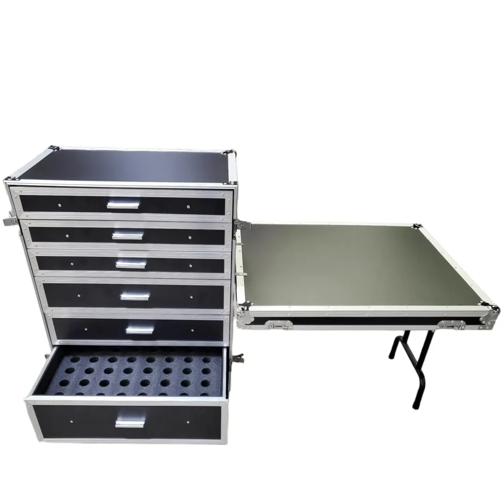 6 Drawers Audio Workbox ATA Style Rack Case